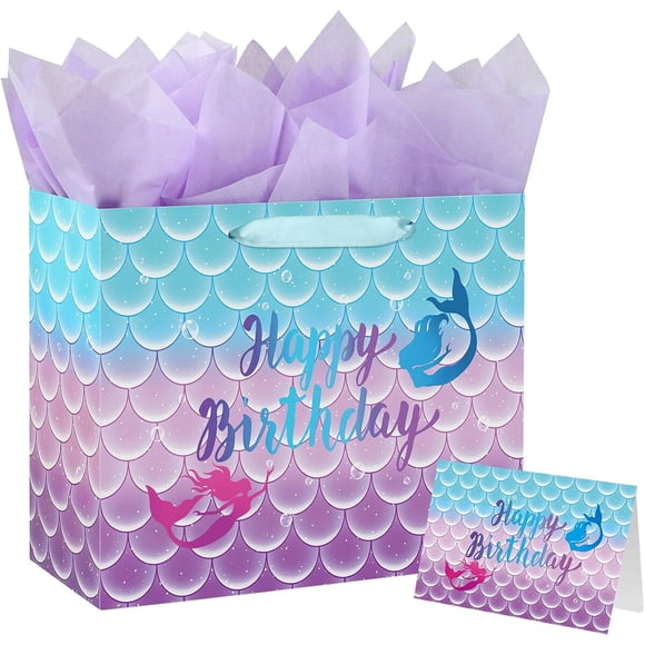 Bolsa de Regalo Yusenguan Sirena 13 x 10.2 x 5 in