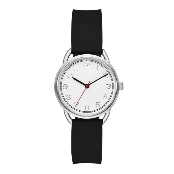 Reloj Time and Tru FMDOTT094 de Silicona de 16 mm Negro de Cuarzo