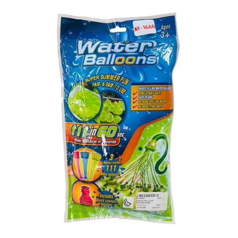 Juguete Set 111 Bombas Agua 60 Segundos - Toyng