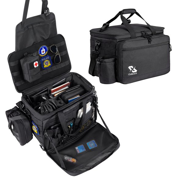 Bolsa de patrulla Golkcurx, equipo policial, policial, asiento delantero de coche