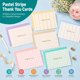 thumbnail image 3 of 30 Thank You Cards with Matching Color Envelopes, Gold Foil, 3 of 3