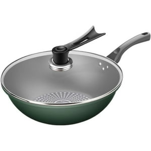 Crusec - Sartén De Cocina Coccion Antiadherente 32Cm Con Tapa