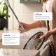 thumbnail image 3 of Grifo para fregadero de cocina Moen Adler Chrome con Power Clean 87233, 3 of 9