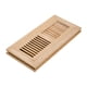 thumbnail image 1 of Soporte empotrado Floor Register Razo de roble blanco de 10 x 30 cm con amortiguador, 1 of 6