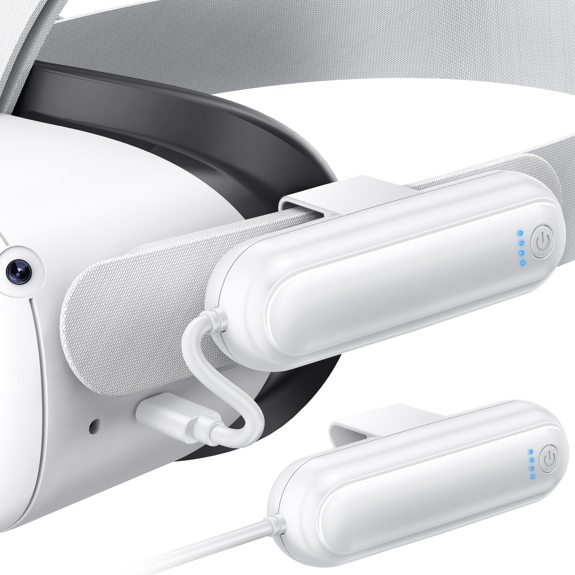 Paquete De Baterías Kinwin Para Oculus Quest 2 20000mwh X2