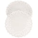 thumbnail image 2 of Tapetes de papel con encaje escolar, redondos, 10 cm, 100 unidades, color blanco, 2 of 4