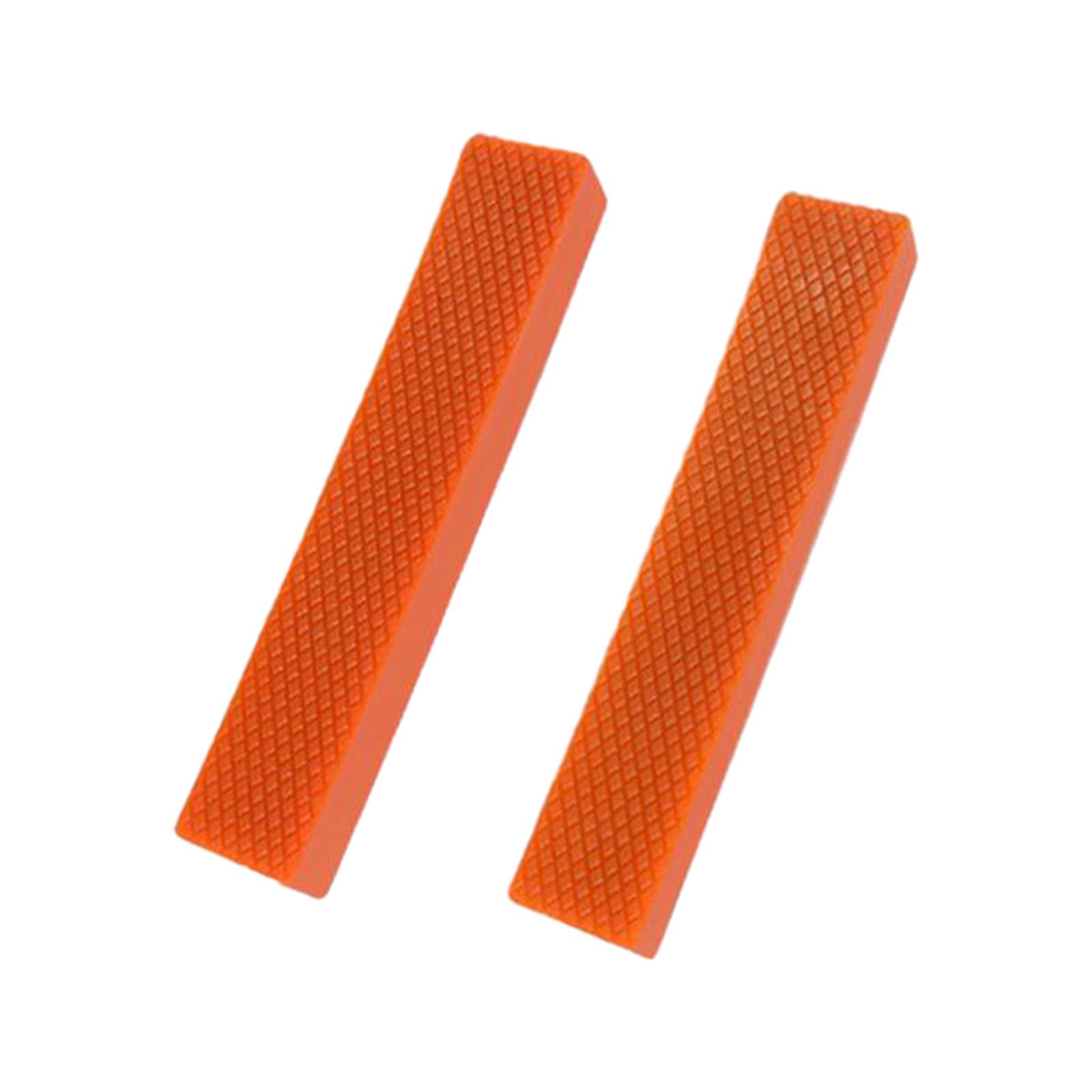 Magideal - Almohadillas De Mandíbula De Tornillo De Banco, Protectores De Cubiertas De Mandíbula De Tornillo De Banco Para Carpintería, Metal, Tejido Liso De 5 Pulgadas, 2 Uds.