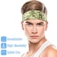 thumbnail image 3 of Bandas para el sudor para hombres, diademas deportivas para entrenamiento, diadema de camuflaje, diadema absorbente de sudor, banda ancha para el sudor para baloncesto, fútbol, ciclismo, correr, yoga,, 3 of 6