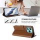 thumbnail image 4 of Funda Billetera con Relieve de Gato para Honor 400 Lite, Marrón, 4 of 6