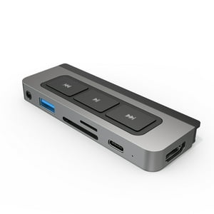 Hyper - Hub Usb-C Drive Form-Fit 6-1 Para Ipad Pro Y Air Gris