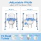 thumbnail image 4 of Elevador de Asiento de Inodoro Ajustable FITGOT para Uso Pesado 204 kg, 4 of 7