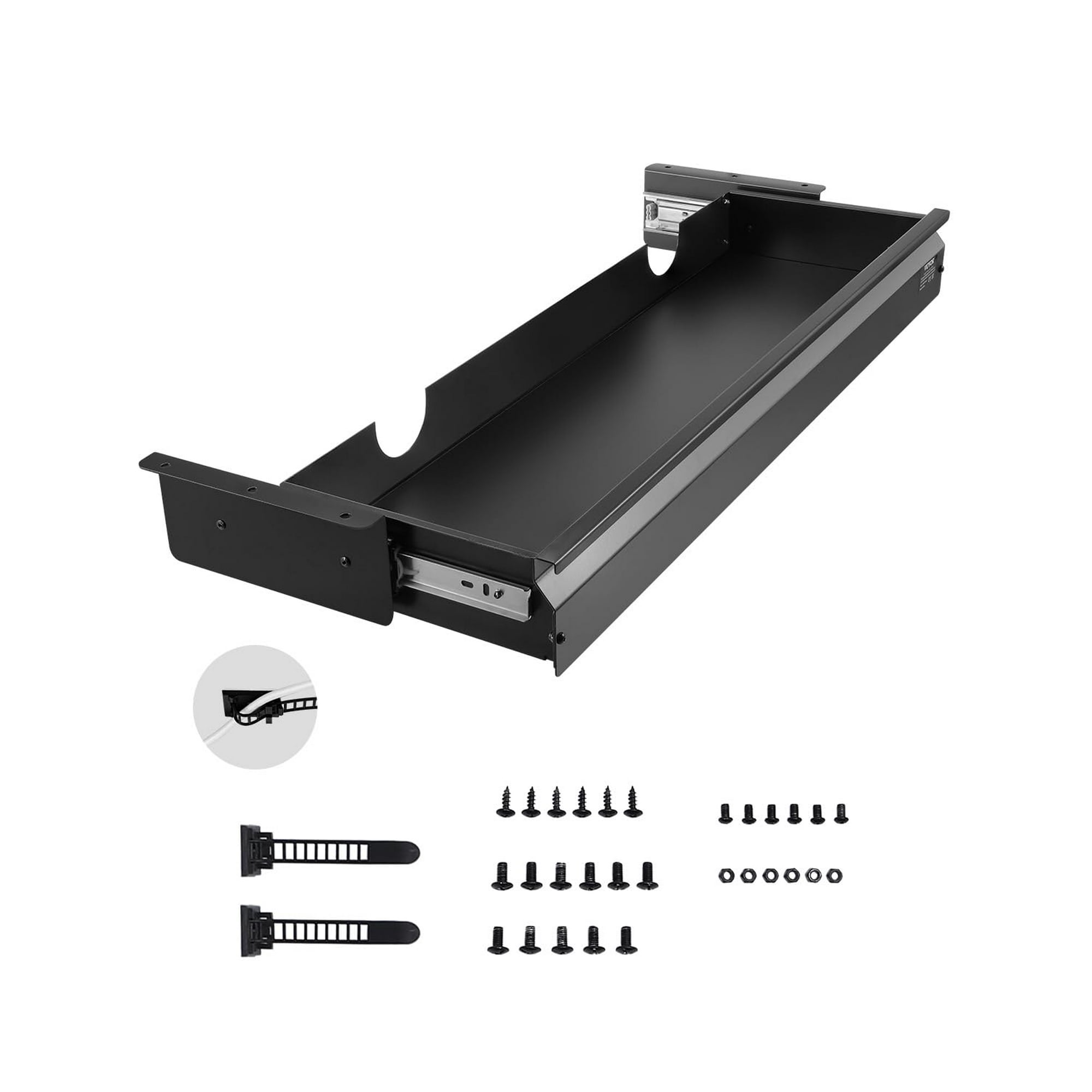 Cajón Para Debajo Del Escritorio Vevor 33 Pulgadas, Ancho Y Deslizable, Para Oficina Y Hogar