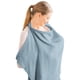 thumbnail image 3 of Cubierta De Enfermería Para Lactancia Materna Lactancia Respirable Cubierta Con Escote De Arco Para Mujeres Delantal De Enfermería (azul 71 * 95 Cm), 3 of 3