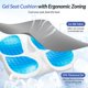 thumbnail image 5 of Cojín de asiento de gel con soporte ergonómico de espuma viscoelástica ZIKEE, 5 of 8