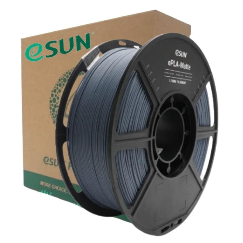 Esun - Filamento 3d Pla Mate Gris Oscuro 1kg | Filamentos
