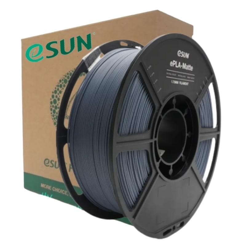 Esun - Filamento 3D Pla Mate Gris Oscuro 1Kg | Filamentos