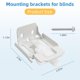 thumbnail image 2 of Soporte de Montaje YXYYXY Pack de 3, Blanco, 7,5 x 5,2 x 2,8 cm, 2 of 7