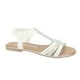 thumbnail image 1 of Sandalia Chalada Mujer Alki-1 Blanco Plana, 1 of 5