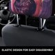 thumbnail image 4 of La Noche del Cazador Funda Protectora Universal para Reposacabezas de Coche, Funda Elástica para Reposacabezas de Asiento de Auto, Funda de Tela Antipolvo, Accesorios de Interior 2 Piezas, 4 of 6