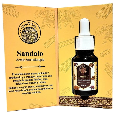 Aceite Aromaterapia Sándalo - Desi Vibes