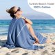 thumbnail image 2 of Utopia Towels Toalla de Playa Turca 2 unidades 102x183 cm azul marino, 2 of 7