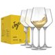 thumbnail image 1 of Juego de 4 Copas de Vino Blanco JoyJolt Layla 400 ml Transparentes, 1 of 9