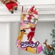 thumbnail image 2 of Totally Spies Tema: Calcetines de Navidad, fino lino blanco para colgar en escaleras y chimenea, decoración navideña para el hogar, regalo de Navidad. 45cm × 32cm, 2 of 5
