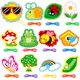 thumbnail image 1 of Cartas de encaje Dapaqami 12 unidades, tema primavera arcoíris, 1 of 6