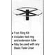 thumbnail image 1 of Anillo para pies BOSS Office Products cromado, 1 of 1