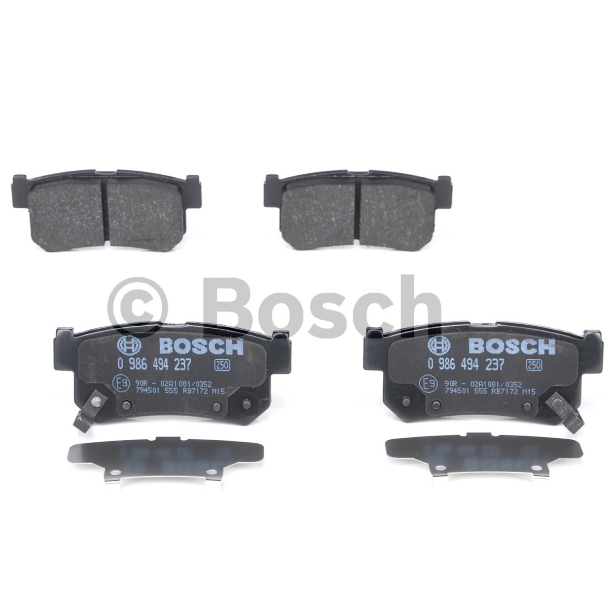 Repuestos Del Sol - Juego Pastillas Freno Traseras Ssangyong Actyon Sport 2.0 2007 2011