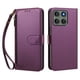 thumbnail image 1 of Funda Tipo Billetera para Motorola Moto Edge 60 pro con Soporte y Bolsillo con Cierre Violeta intenso, 1 of 1