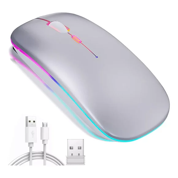 Mouse inalambrico recargable