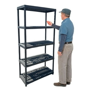 Prochef - Estante Plastico 91X45X183 Cm. 5 Bandejas Removibles