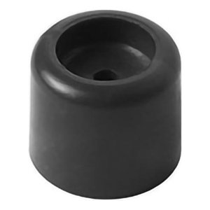 Tope De Puerta Pvc Redondo 25Mm Negro 20 Unidades Dvp
