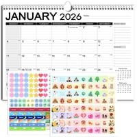 Calendario De Pared Aeccn 2026, Antimanchas, Duradero, 17 X 12 Cm