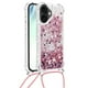 thumbnail image 1 of Funda FOXDOCK para iPhone 17 con Cuerda Ajustable, Brillo Líquido, Protección Antigolpes y Lente – Ideal para Regalo, 1 of 6