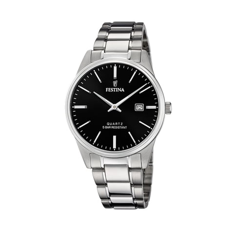 Reloj F20511/4 Festina Negro Hombre Acero Clasico