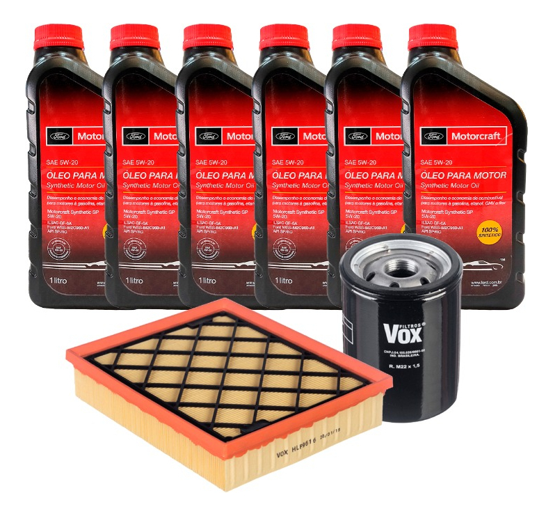 Genérica - Kit Mantención Ford Edge 3.5 Aceite+Filtros (Ai, Ac)
