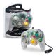 thumbnail image 2 of Controlador Cableado Cirka para GameCube y Wii con Doble Joystick Analógico Transparente, 2 of 4