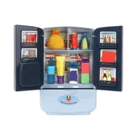 Magideal - Simulación Refrigerador Comida Cocina Juguetes Niños Pretender Juguete , Azul