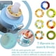 thumbnail image 4 of Botella de agua deportiva de aire mejorada 2023, sin BPA, set de inicio, 650 ml, con aroma a frutas, 7 cápsulas de sabor y 0 % de azúcar, ideal para gimnasio y actividades al aire libre (azul)., 4 of 7