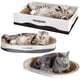 thumbnail image 3 of Set de rascadores para gatos Miwoowim, 3 unidades, extra grandes, con accesorios, 3 of 7