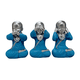thumbnail image 1 of Set Figura Buda Ciego/ S/ M/ Blco. Grande / Ambienteyaromas, 1 of 3