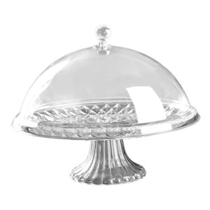 Bothyi - Plato Para Tartas Con Tapa Gruesa Multifuncional Para Fiestas Bandeja Para Tartas Snack 10In