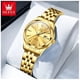 thumbnail image 2 of Reloj de Pulsera Dorado para Mujer Movimiento Japonés para uso diario, 2 of 3