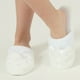 thumbnail image 3 of Pantufla de Mujer Zapatilla Lunares Blanco, 3 of 3