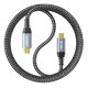 thumbnail image 1 of Cable USB-C ZeroneTeck de 3 pies, 20 Gbps, 4K, 100 W, carga rápida, 1 of 7