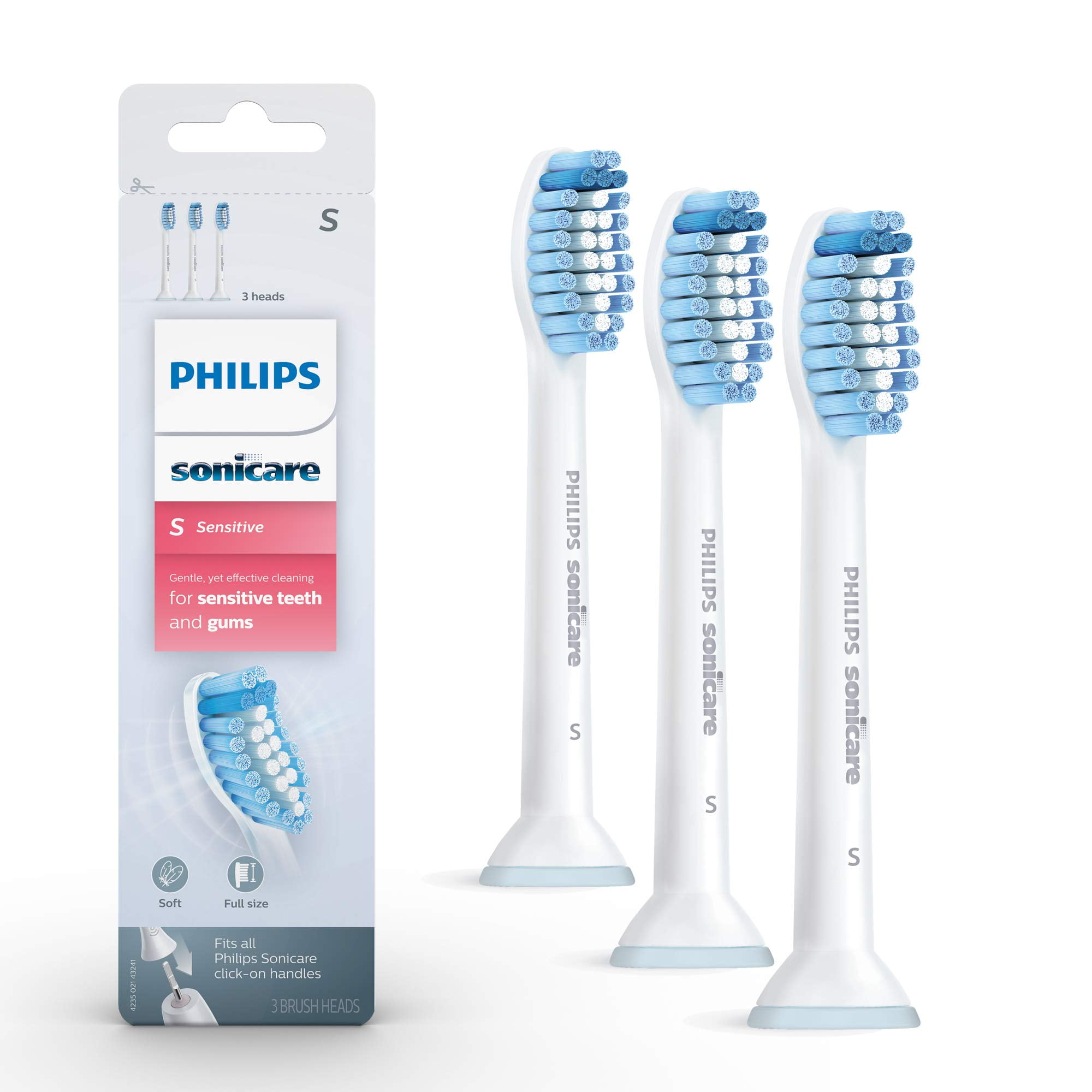Cabezales De Cepillo De Dientes De Repuesto Philips Sonicare Sensitive X3