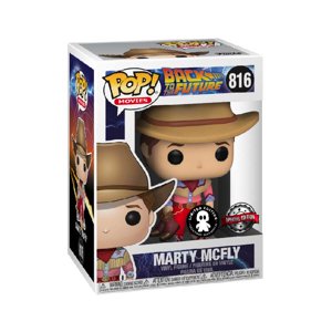 ¡Funko Pop! Películas Regreso Al Futuro Marty Mcfly Cowboy Outfit Exclusivo #816