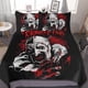 thumbnail image 1 of Juego de ropa de cama de microfibra Terrifier para 2 camas, funda nórdica, estampado 3D, ligero, 3 piezas, 1 funda nórdica y 2 fundas de almohada para niños y niñas., 1 of 3
